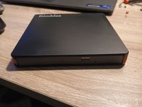 slim portable USB DVD rewriter drive for laptop