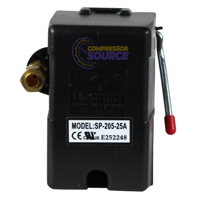 #ad #ad Heavy Duty 25 Amp Air Compressor Pressure Switch Control Valve 95 125 PSI 1 Port $21.95