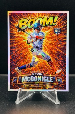 #ad #ad Kevin McGonigle Fan Art Card RC BOOM Cracked Ice Tigers #1 Prospect $6.99