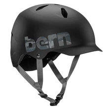 Bern Bandito Youth Multisport Bike Helmet Matte Black Camo Logo M/L (Age 8-14)