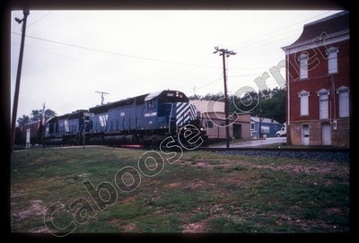 IMRL I&M Rail Link 368-216 Le Claire IA 8-11-97 35mm Slide (13794)