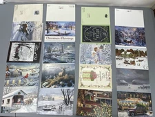 Leanin Tree Christmas Holiday Cards 32 Assortment Animals Scenic No Envelopes