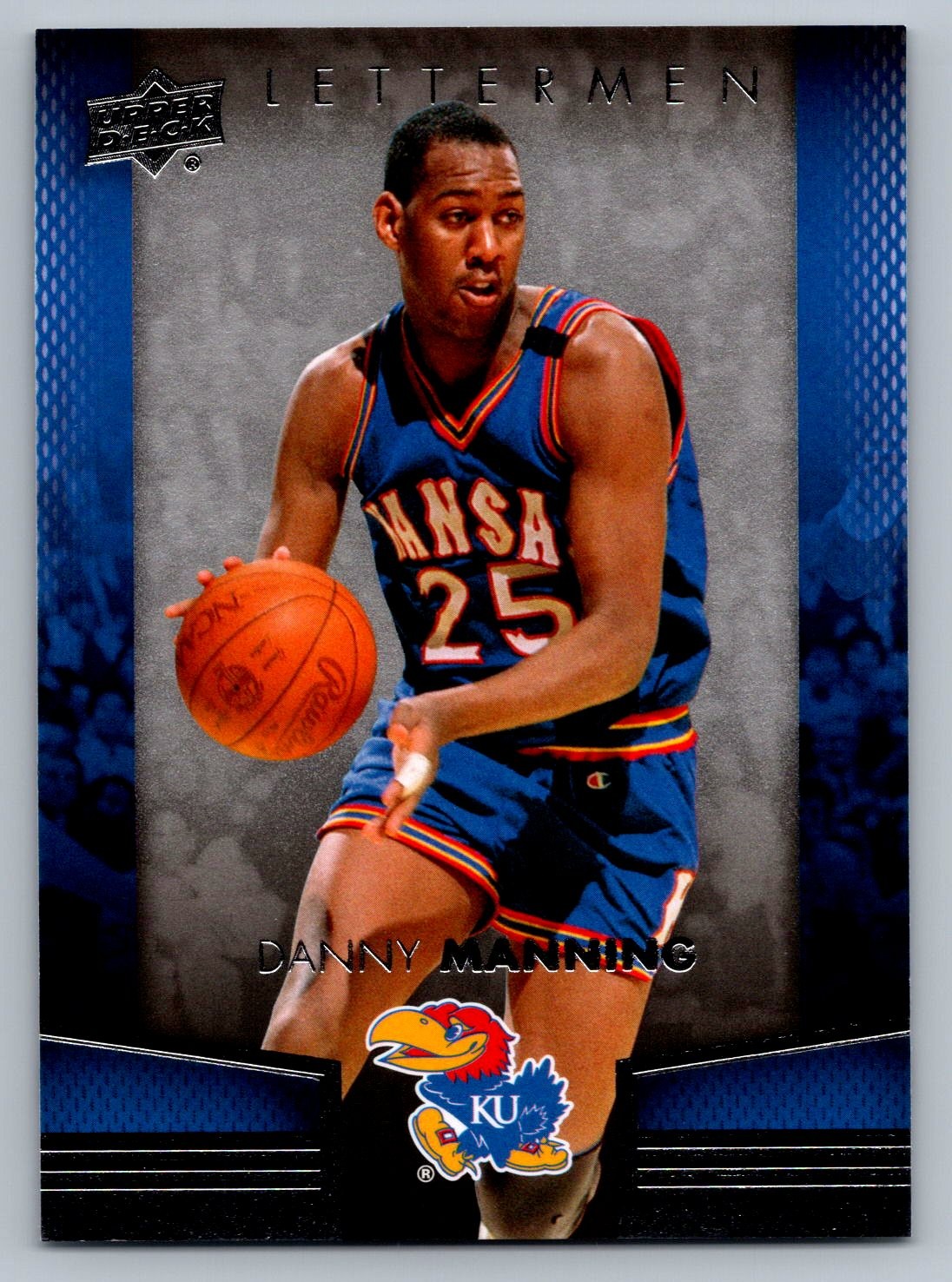 2014 Upper Deck Lettermen #35 Danny Manning Kansas Jayhawks