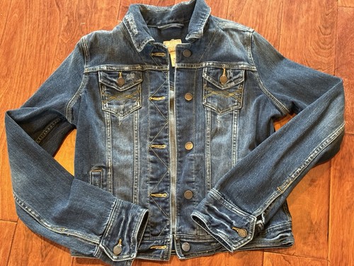 Abercrombie & Fitch Women's Jean Jacket Sz M - Picture 1 of 4