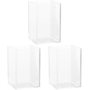  3pcs Multi-function Fish Tank Desktop Aquarium Tank Clear Betta Tank Gold Fish