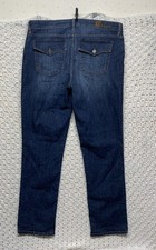 Kut From the Kloth Jeans Women Sz 14 Katy Boyfriend Dark Blue Denim W36 L31