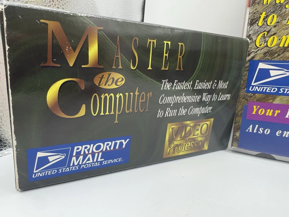Vintage VIDEO PROFESSOR Computer Learning VHS Kit Windows 95 A Lot Of 3 Packages - Image 2 of 4