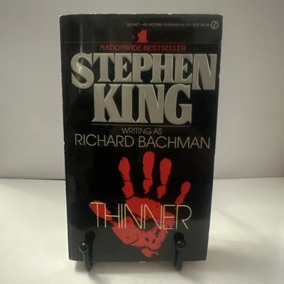 Stephen King Thinner Richard Bachman PB 1985 1st Signet Printing VTG