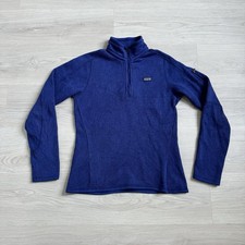 Patagonia Women's Better Sweater 1/4 Zip Fleece Dark Purple Size Small