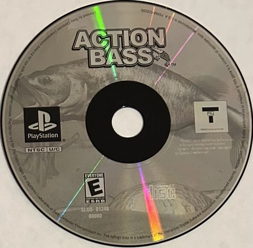 Action Bass (Sony PlayStation 1, PS1) DISC ONLY | NO TRACKING | M1256