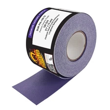 120 Grit Purple Ceramic 2.75" x 12 Yard Roll Hook and Loop Longboard Sandpaper