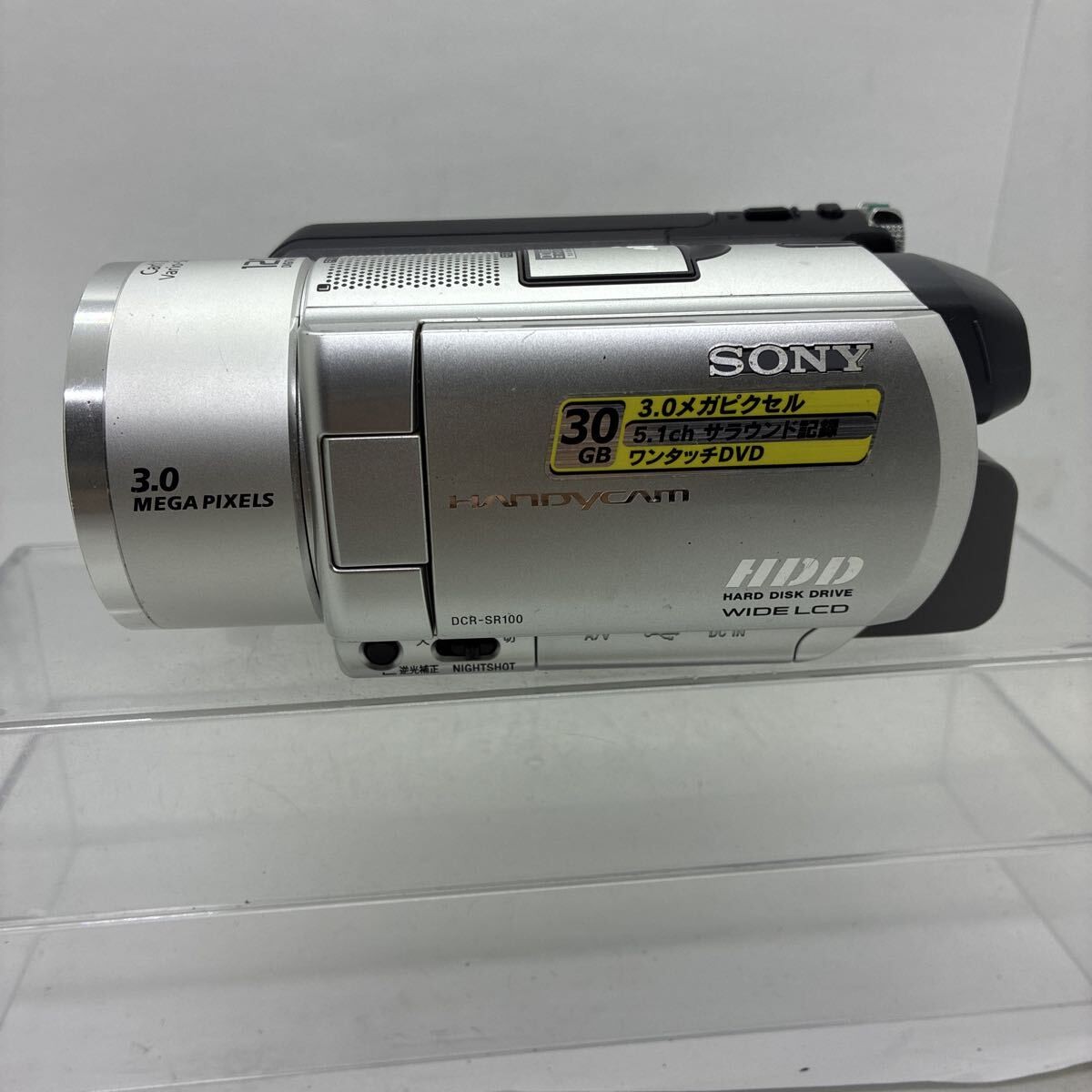 SONY Handycam DCR-SR100 Silver Camcorder Video Camera 10x Zoom