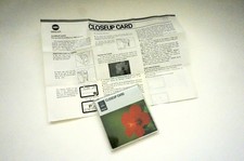 Minolta Maxxum CLOSEUP Card for 7000i 5000i 8000i 5xi 7xi9xi  700si