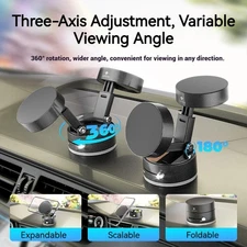 Joytutus 360° Rotatable Vacuum Suction Car Phone Holder Universal for Apple & An