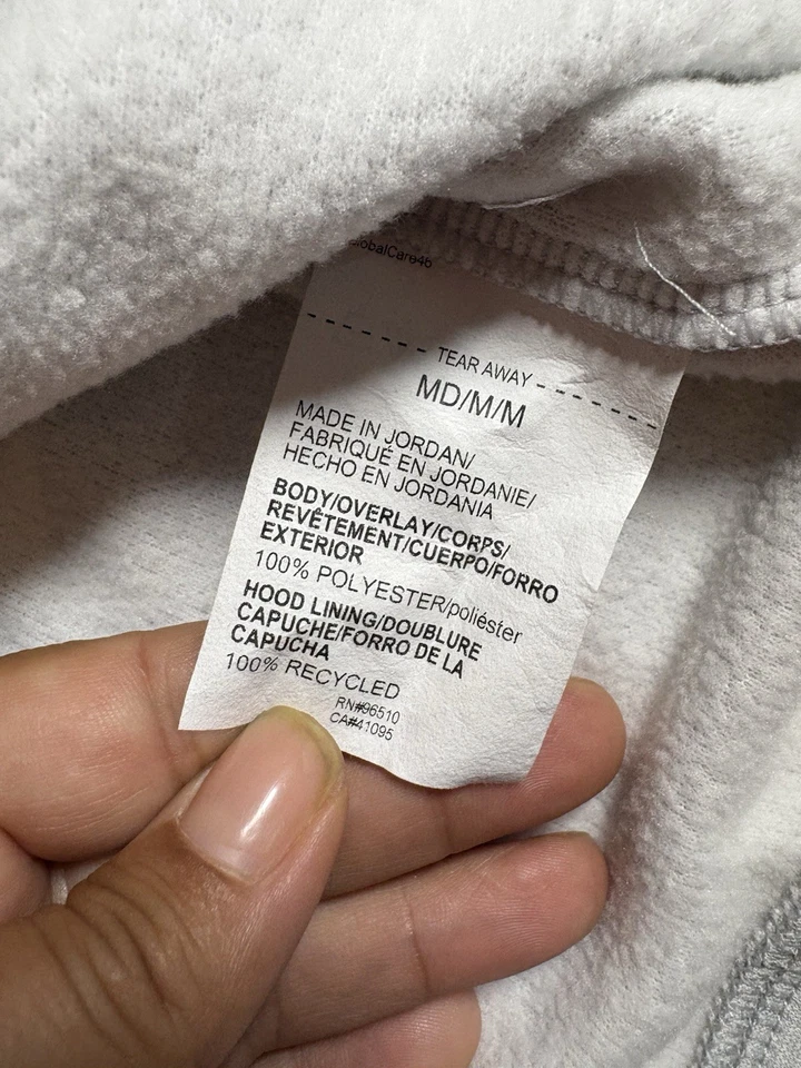 Chaqueta de remo Under Armour UCSD cremallera 3/4 para mujer Heatgear mediana con capucha gris Foto 4 de 4