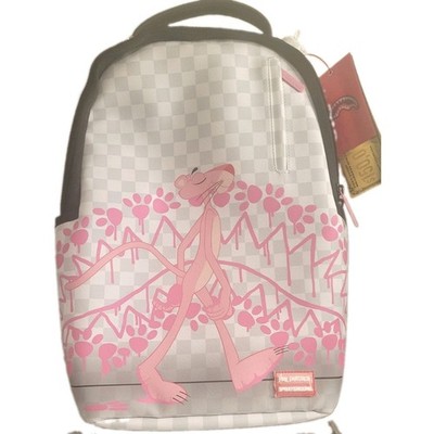 The Sprayground Pink Panther Pawprints Backpack