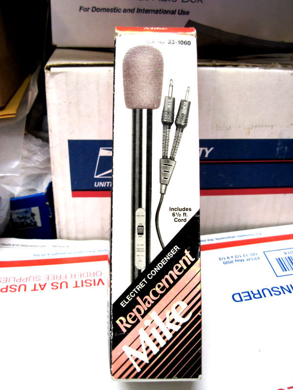Realistic Electret Condenser Replacement Mic/Microphone  No. 33-1060