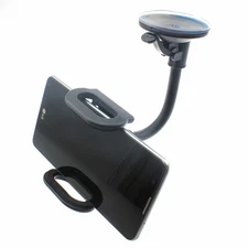 Car Mount Windshield Holder Glass Cradle Swivel Dock Suction for Cell Phones
