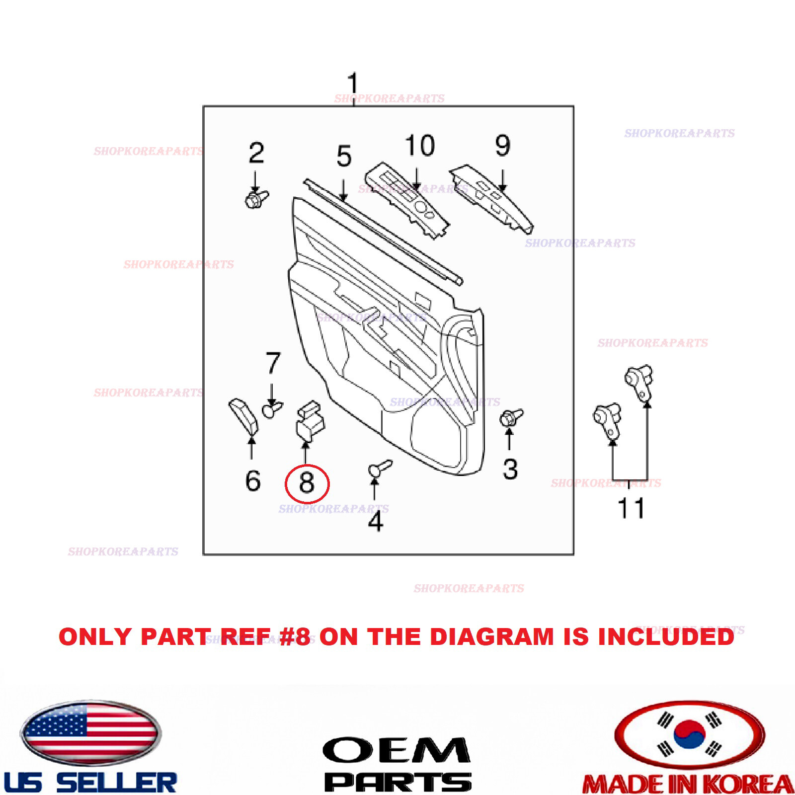 Genuine Fuel Gas Door Release Switch BLACK ⭐OEM⭐ for HYUNDAI SANTA FE