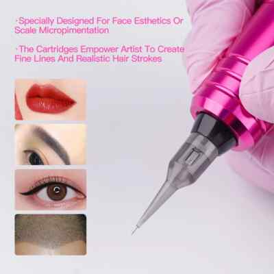Permanent Makeup Cartridge Needle Tattoo 1RL3RL 7F Sterilized Round Liner Needle