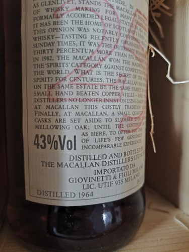 the Macallan - Anniversary Matt Distilled 1964 - 25° years - 75cl - Foto 6 di 8