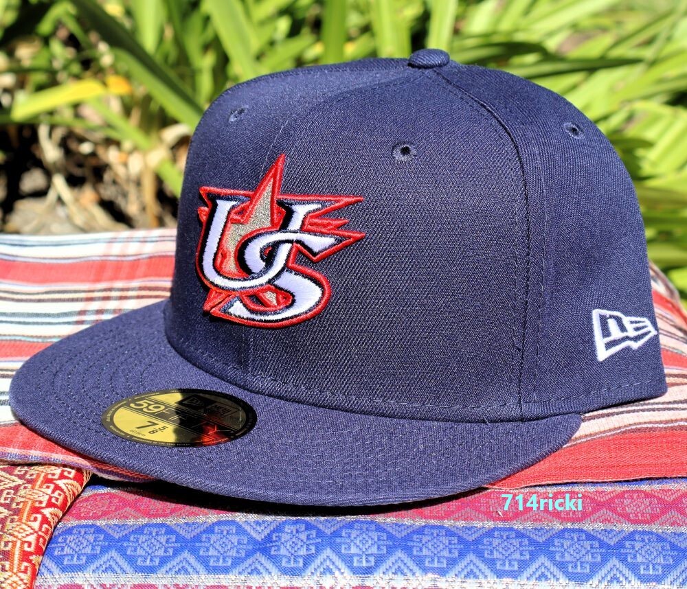 New Era ニューエラ 59FIFTY WBC 2023 USA　サイズ8 New Era Unisex USA 2023 WBC 940 HAT BLUE - Paragon Sports