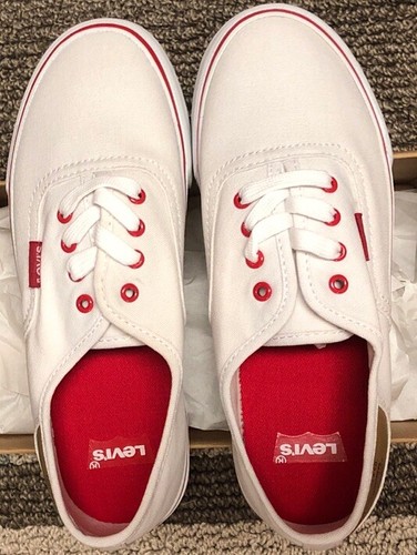 Levis Jordy Buck sneakers shoes, White 