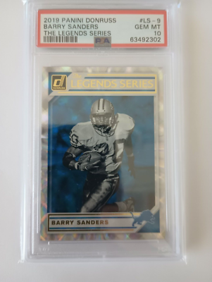 2019 Barry Sanders Donruss Legends Series #LS-9 PSA 10 Gem MT | eBay