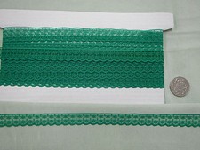 Flat Lace Emerald Green 20 metres 133 