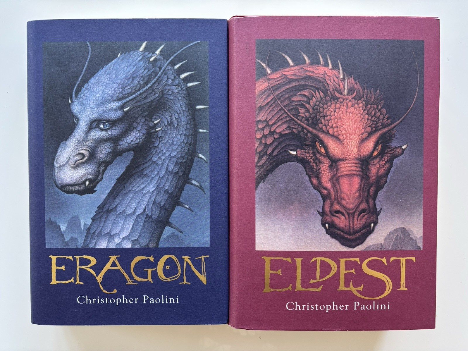 Christopher Paolini Eragon and Eldest Hardback Books Bundle Joblot, VGC