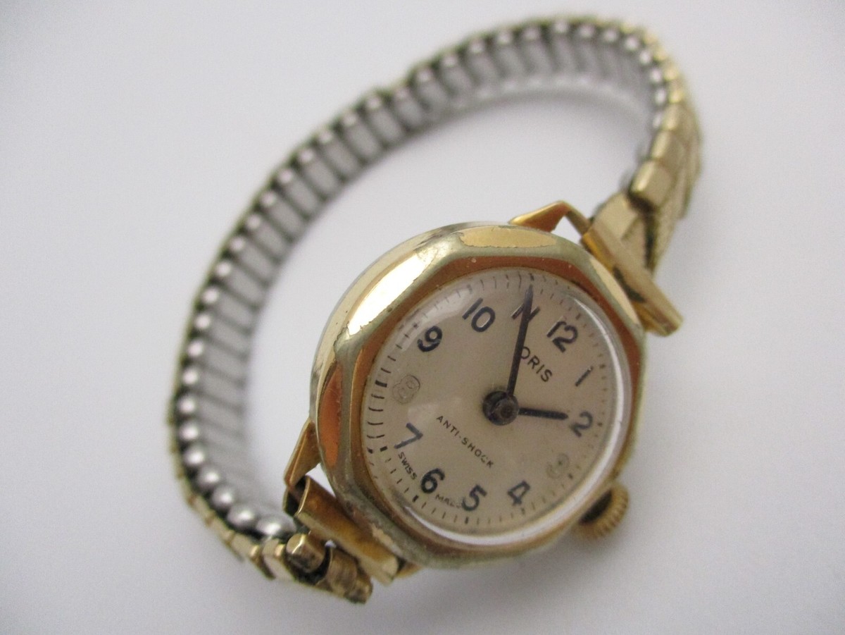 Vintage ORIS 7 Jewels cal. 611 Women's Manual Winding 10 Micron