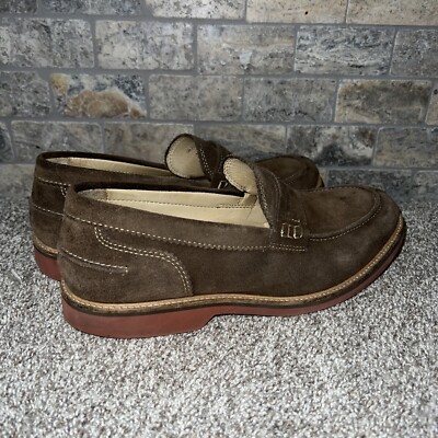 1901 Made In Brazil Leather Slip On Shoes Mens Size 9 1/2 | eBay