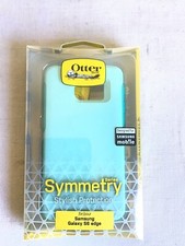 Nueva caja abierta Otter Box serie Symmetry Samsung Galaxy S6 Edge verde azulado funda para teléfono