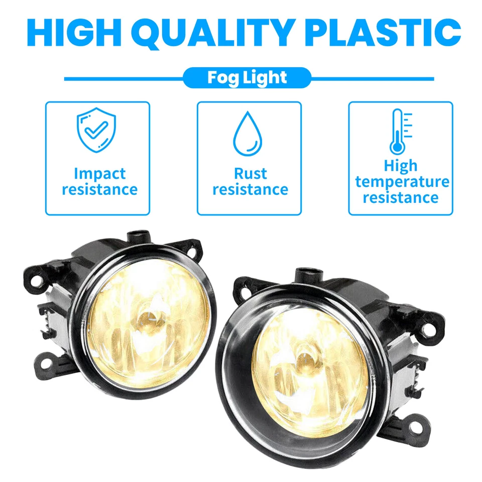 Faros antiniebla para parachoques Jeep Compass 2017-2020 bombilla H11 lente transparente derecha e izquierda Foto 3 de 4