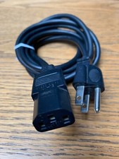 6' Three Prong Power Cord for Computer Monitor