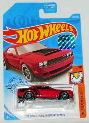 hot wheels dodge challenger srt demon