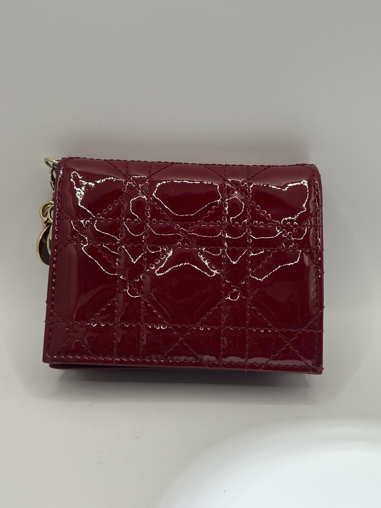 Mini Lady Dior Gardenia Wallet