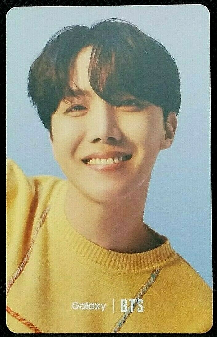 BTS J-HOPE Official Photo Card Samsung Galaxy Harajuku limited