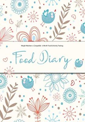 Weight Watchers Compatible 6 Month Food & Activity Tracking Food Diary 6 Month