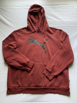 Puma Mens Maroon long sleeve hoodie size XL
