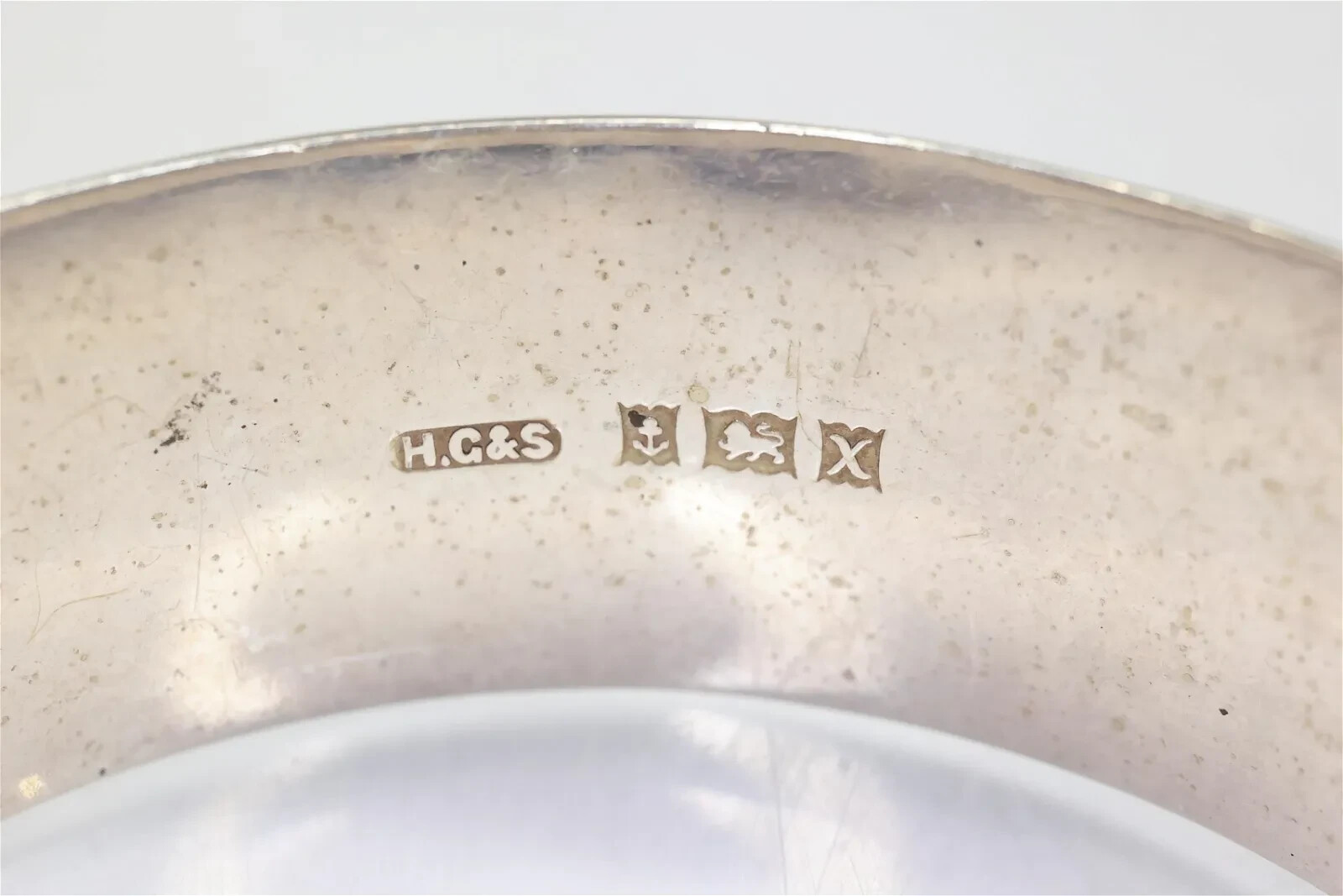 2 Solid .925 Sterling Silver Bangle Bracelets Goo… - image 4