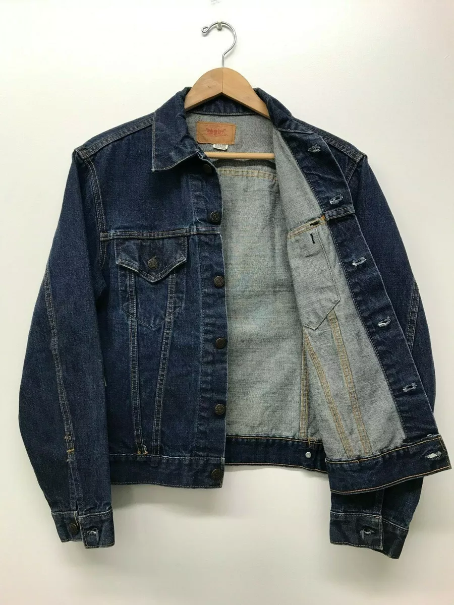 Vintage Levi's 70505 Big E Denim Jacket Size: 42 z-3 | eBay