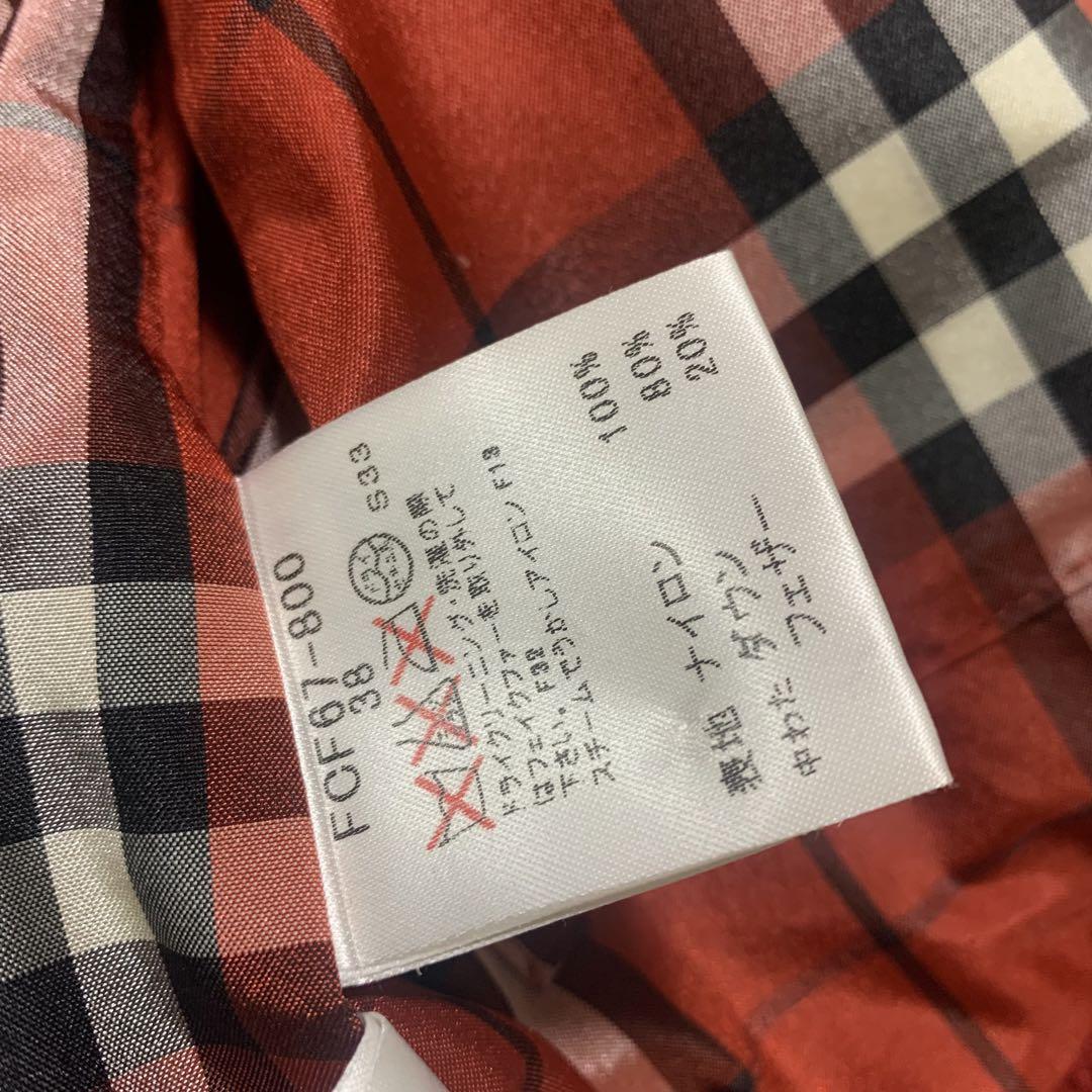 YUNA★バーバリーブルレ★ボルドーチェックコート Burberry Blue Label Nova Check Down Jacket with Fur | eBay