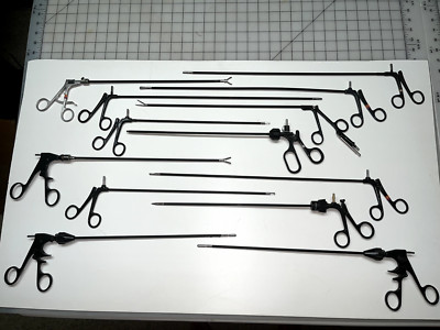 LAPAROSCOPIC GRASPERS - 17 VARIOUS UNBRANDED