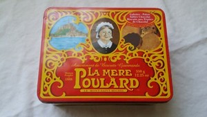 Boite En Metal La Mere Poulard Biscuits Le Mont Saint Michel Vide Ebay