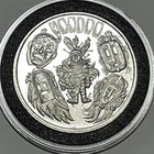 Voodoo Masks Mythological Legends Rare Coin 1 Troy Oz .999 Fine Silver￼ Round