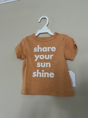 NWT LITTLE CO. by Lauren Conrad Baby SHARE YOUR SUN SHINE Organic Size 6m Infant