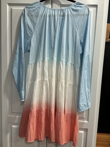 SIMPLY SOUTHERN NWT Casual Shift/Boho Dress Women’s Sz L Red/White/Blue MSRP $50 - Picture 5 of 6