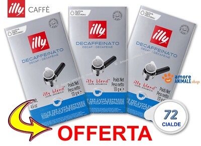 72   ILLY Kaffeekapseln Filterpapier ESE 44 - Röstkaffee Deka, DECAF