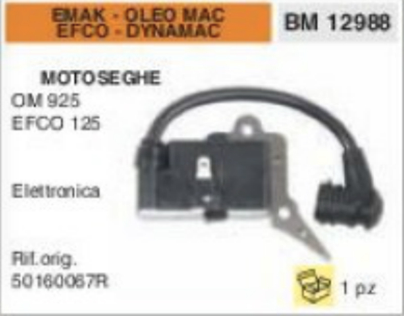 Bobina Elettronica 50160067R per Oleo-Mac 925 Efco 125 | Ricambio Emak